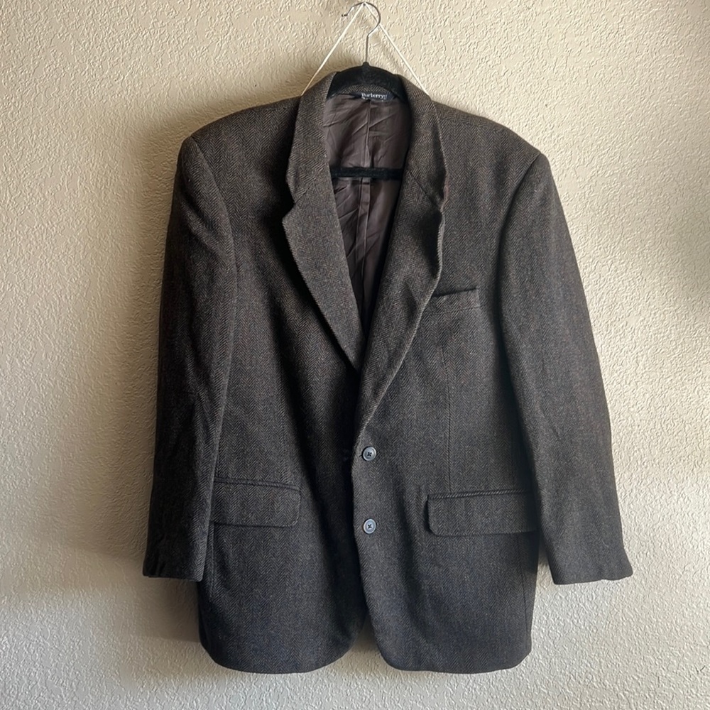 BURBERRYS | Vintage Burberry Wool Menswear Blazer